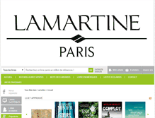 Tablet Screenshot of lamartine.fr